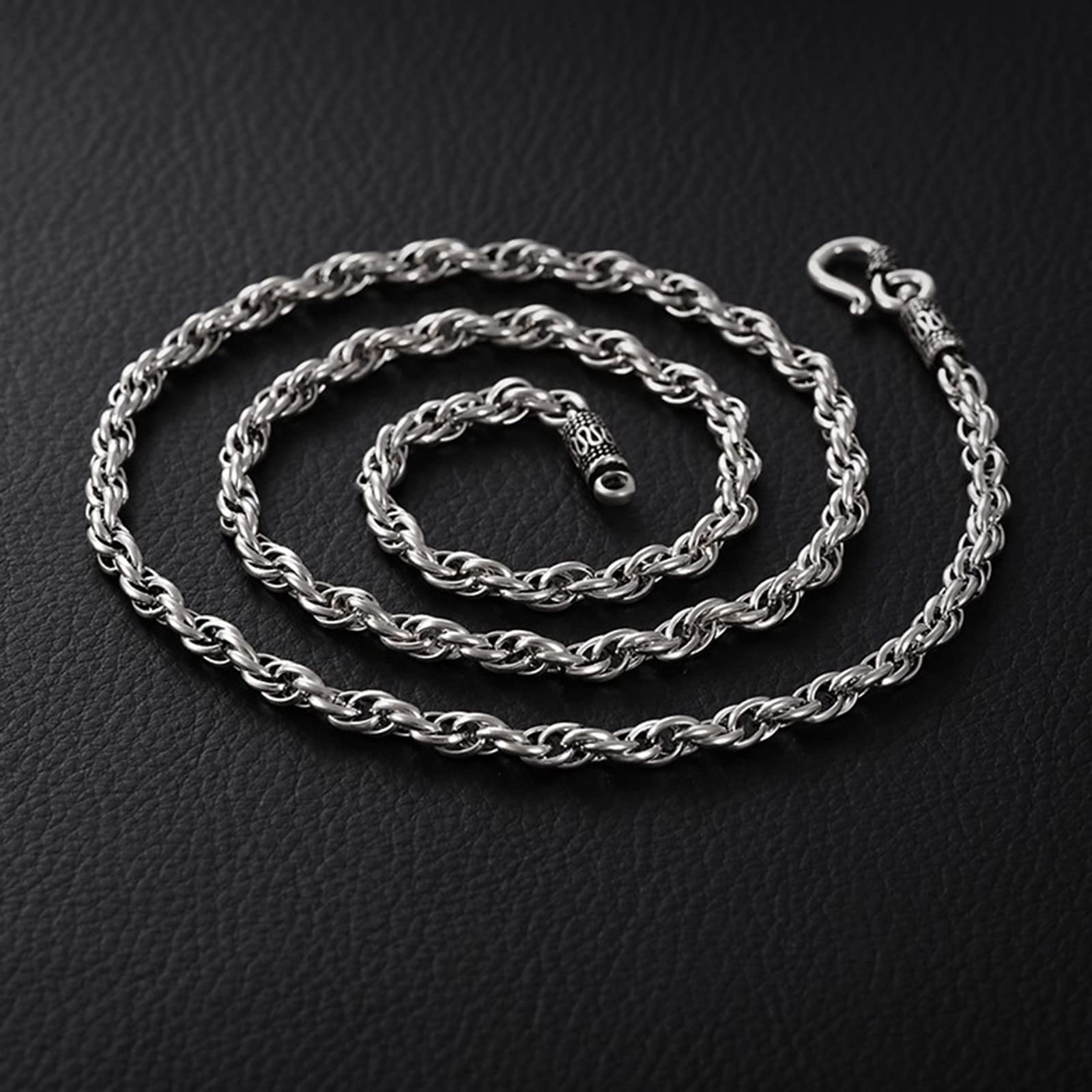 Catena A Corda In Argento 45 Cm Maglia Fune | - La Tua Gioieller - Foto 8