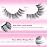 Kiromiro Lashes Wispy False Eyelashes Natural Look Faux Mink Lashes 14mm Cat Eye Pestaas Postizas Naturales Fake Lashes Strip Eyelashes Pack, 14 Pairs