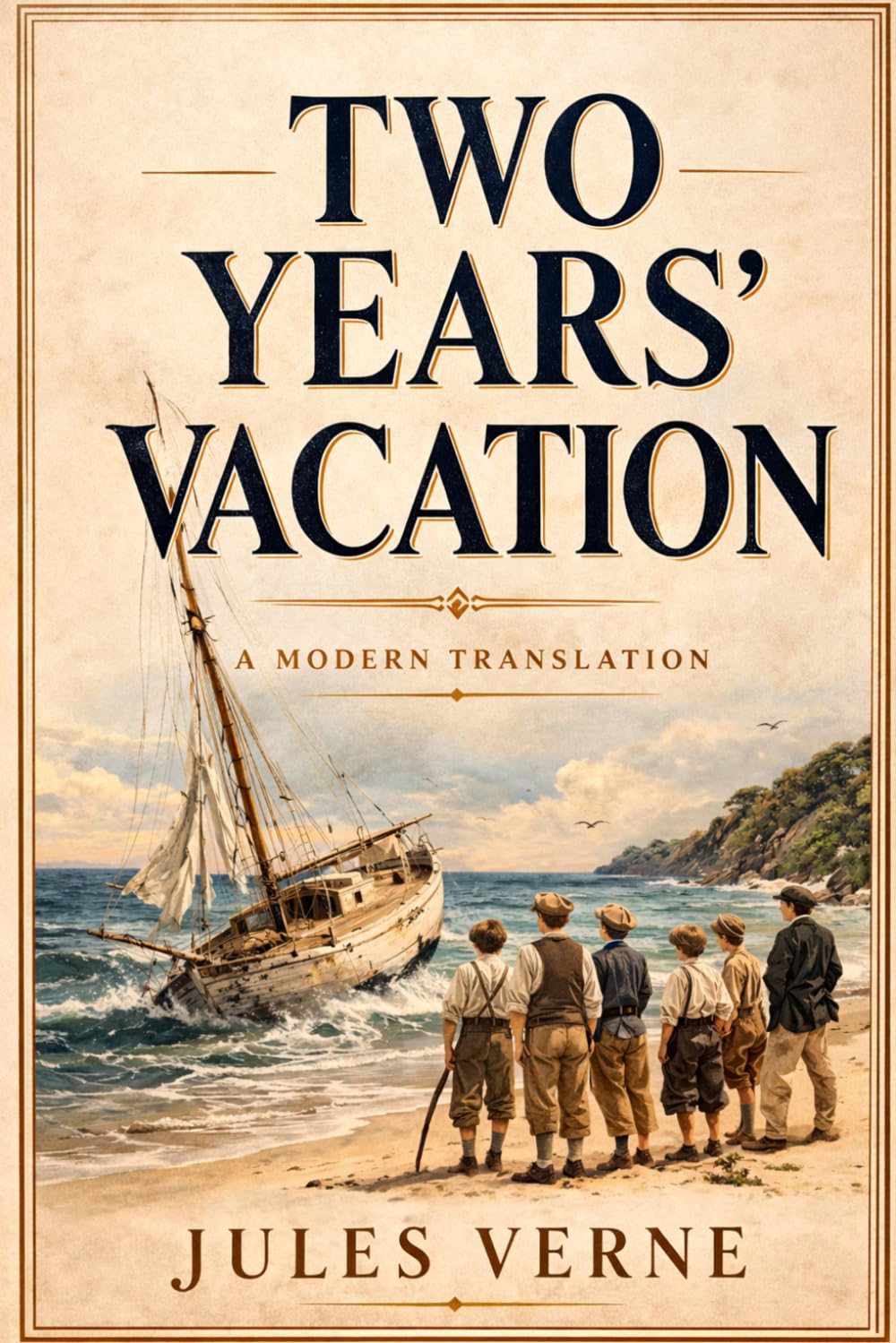 Two Years’ Vacation: A Classic Modern English Translation of Survival, Courage, and Coming of Age