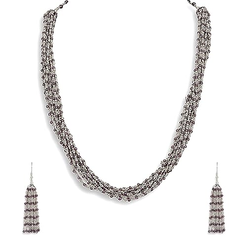 925 Sterling Silver Oxidised Necklace Sets