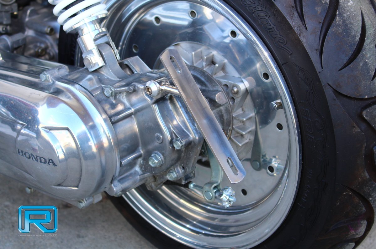 ズーマー フレーム スムージング仕様 + ズーマニアナンバーステー