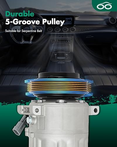 Miniatura 1300 de SCITOO Compresor de CA para 2012-2014 para Ford Edge 2.0L para Ford Explorer 2.0L