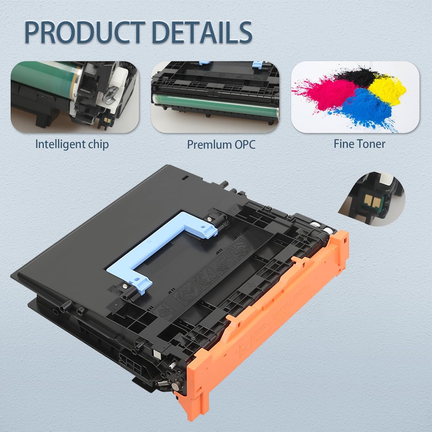 T03 Toner Cartridge Black Compatible with Canon T03 Toner ImageRunner Advance 525iF 525iFZ 615iF 615iFZ 715iF 715iFZ DX 527iF 527iFZ 617iF 617iFZ 717iF 717iFZ X1861 X1871 Printers（1Pack，2725C001AA）