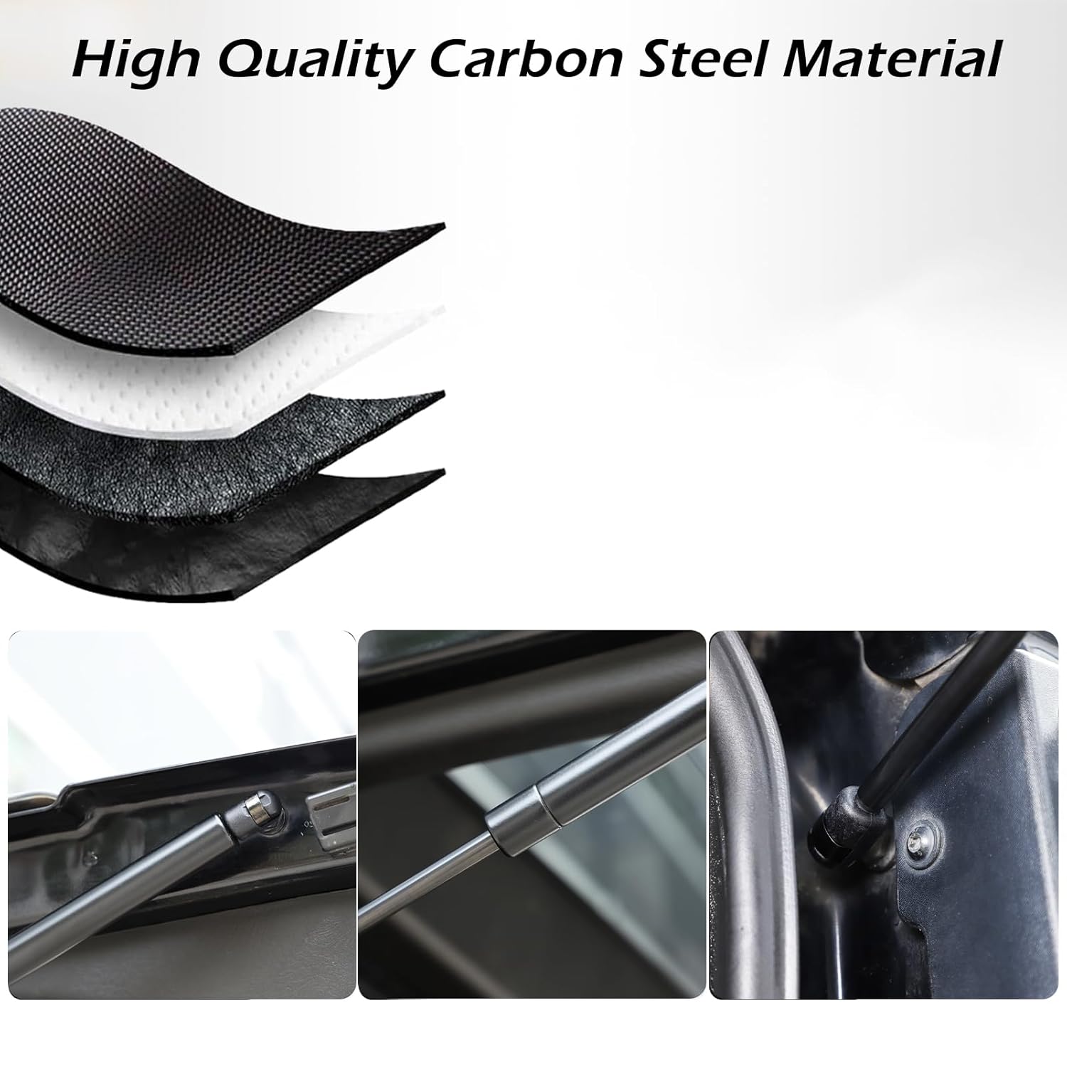 PIUGILH Rear Tailgate Lift Supports Compatible with Hummer H2 2003 2004 2005 2006 2007 2008 2009, Back Door Hatch Struts Shock Gas Spring
