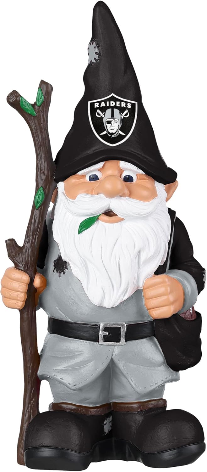FOCO NFL Team Logo Garden Gnome Statue