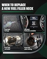 Vista 4 de SCITOO Cuello de llenado de combustible para Chevrolet 1988-1991, para GMC 1988-1991 FN724