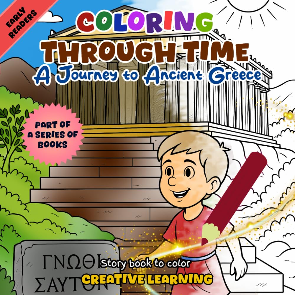 Coloring Through Time: A journey to Ancient Greece
