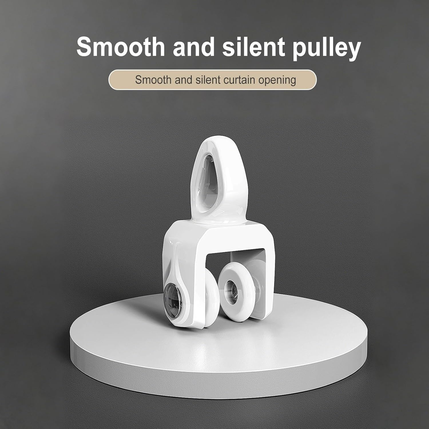 Flexible Bendable Ceiling Curtain Track (19.7FT) Curved Curtain Rail Wall Mount RV Sliding Ceiling Track System Set For Curtains Bay Window