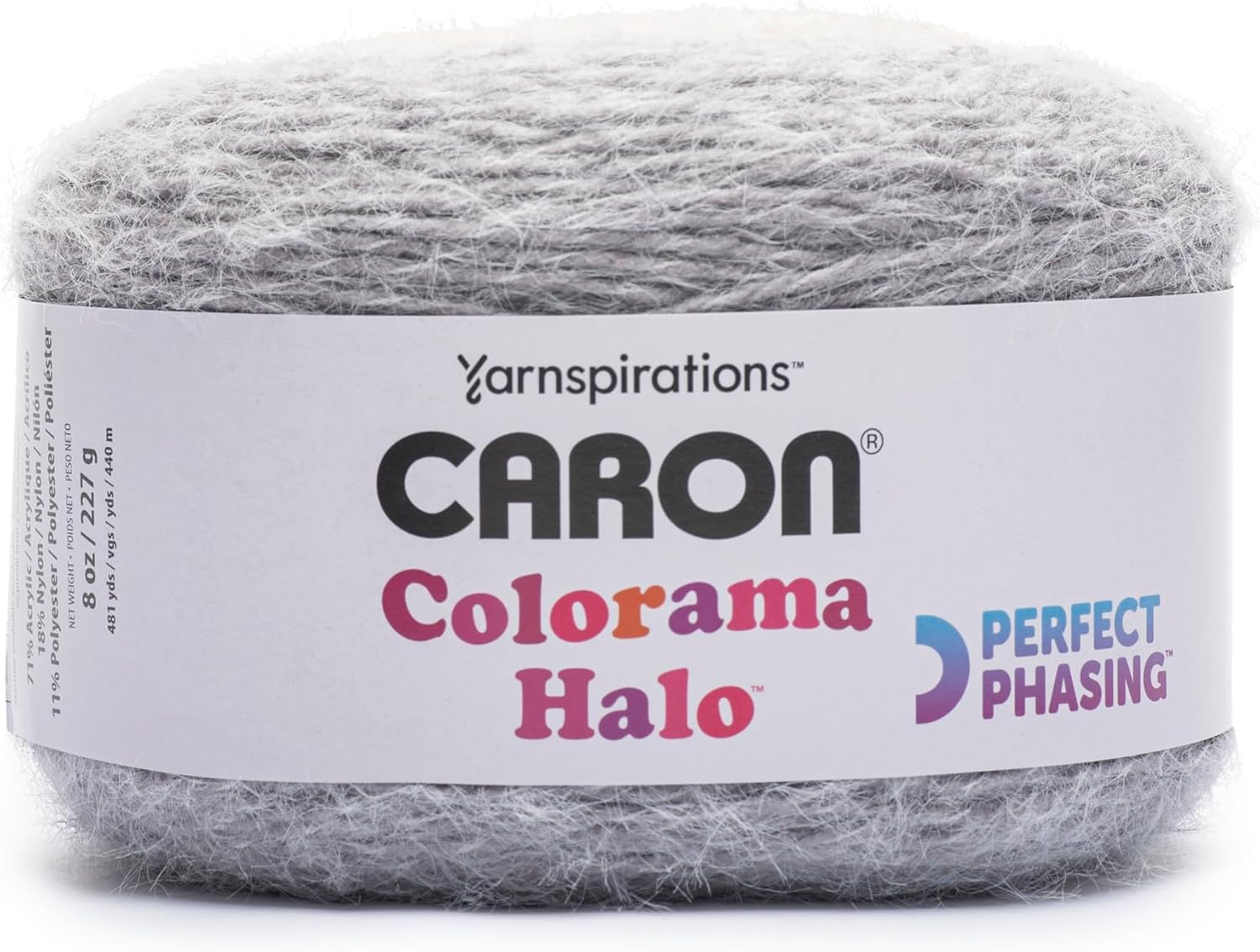 Caron Colorama Halo Cake Ombre Yarn for Crocheting, Tin and Tan, 2-Pack
