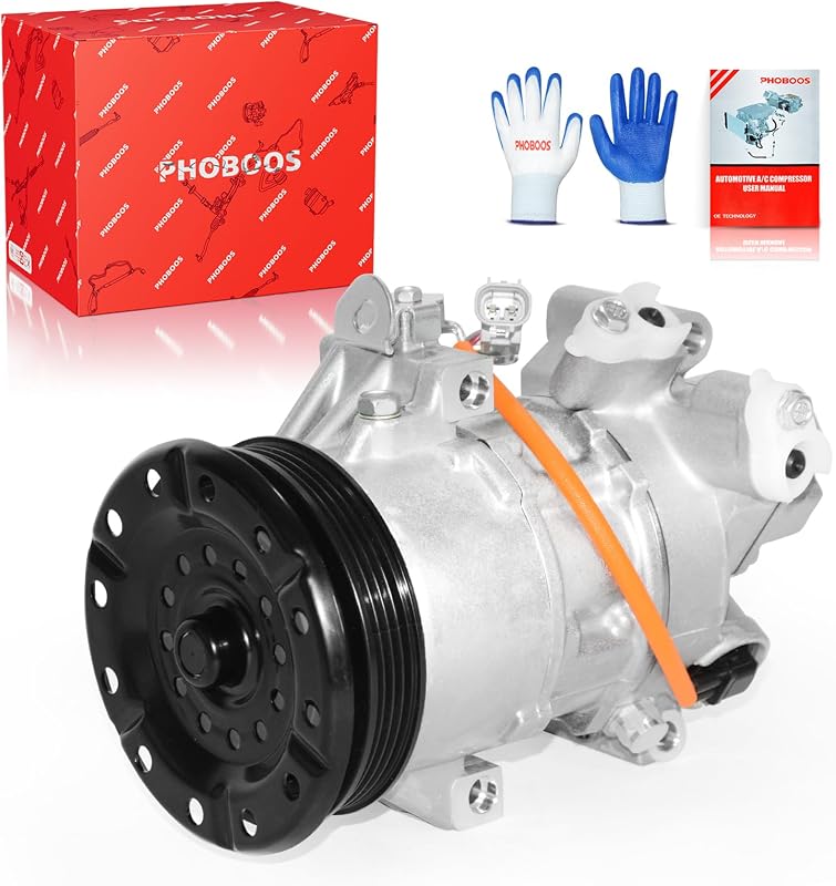 Compressor de ar-condicionado PHOBOOS com embreagem para Scion xA e xB 1.5L – 1 unidade