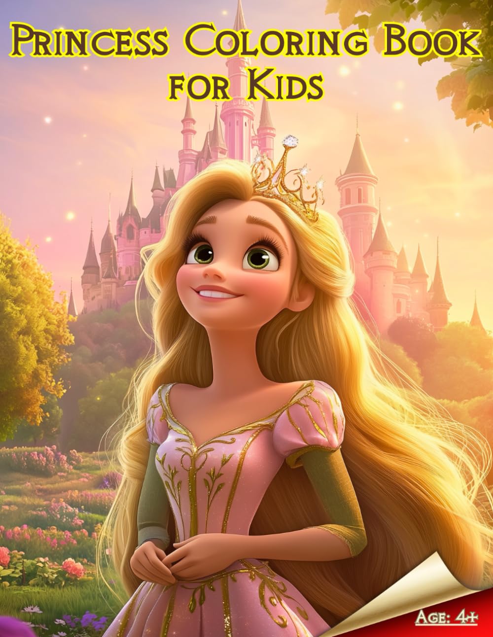 Princess Coloring Book for Kids: 50 Beautifully Crafted Princesses ...