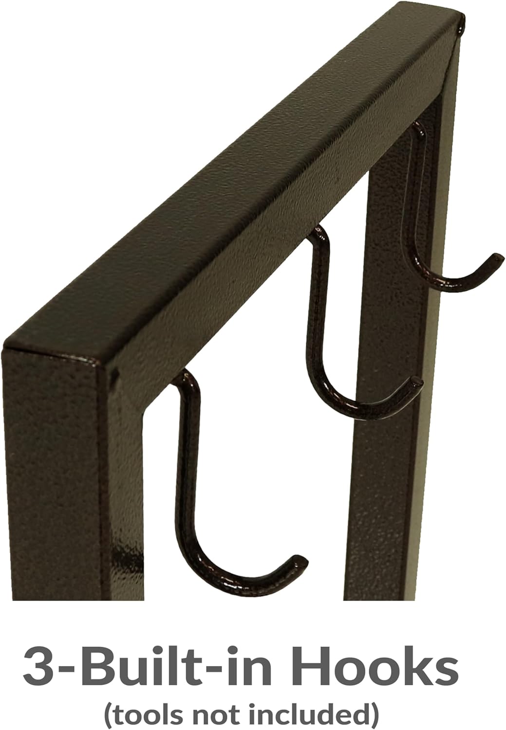 Sunnydaze 30-Inch Firewood Log Rack - Small Fireplace or Fire Pit Wood Storage Holder - Bronze - 500-lb Capacity