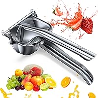 Vista 10 de Exprimidor manual de limón, exprimidor de limón, exprimidor de cítricos de mano, prensa de cítricos de acero inoxidable, exprimidor de frutas