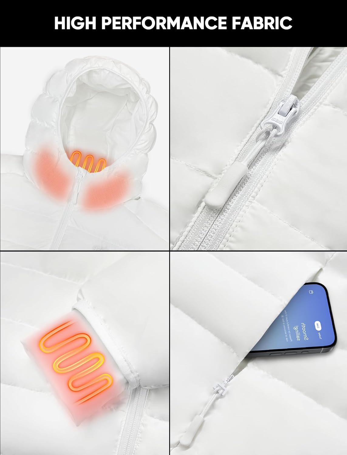 Heated Vest for Men Womens Heated Jacket with Battery Pack