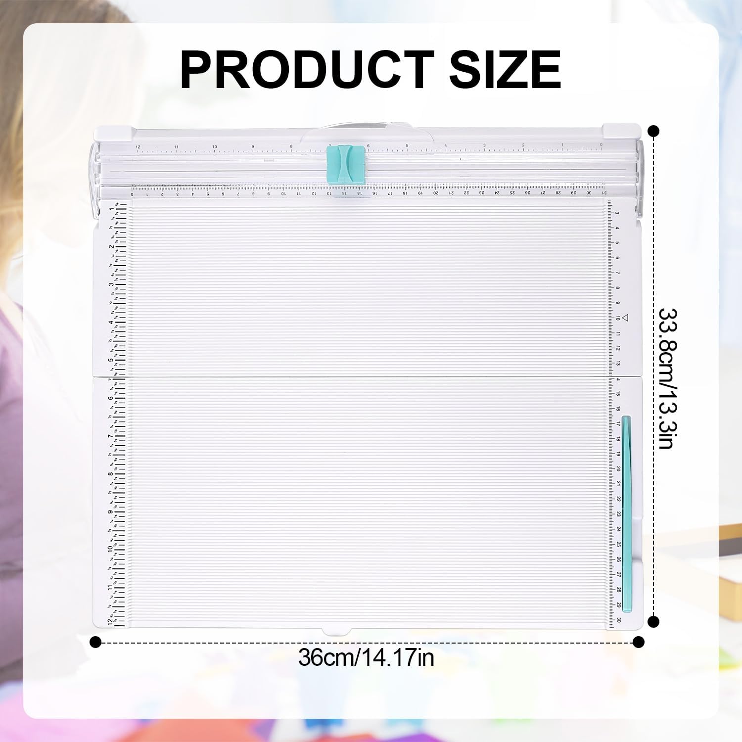 Scoring Board, Plastic Paper Scoring Board Paper Trimmer Cutter Slicer Fold Tool Score Board Scoring Tool for Card Making Holiday Wrapping Paper Craft
