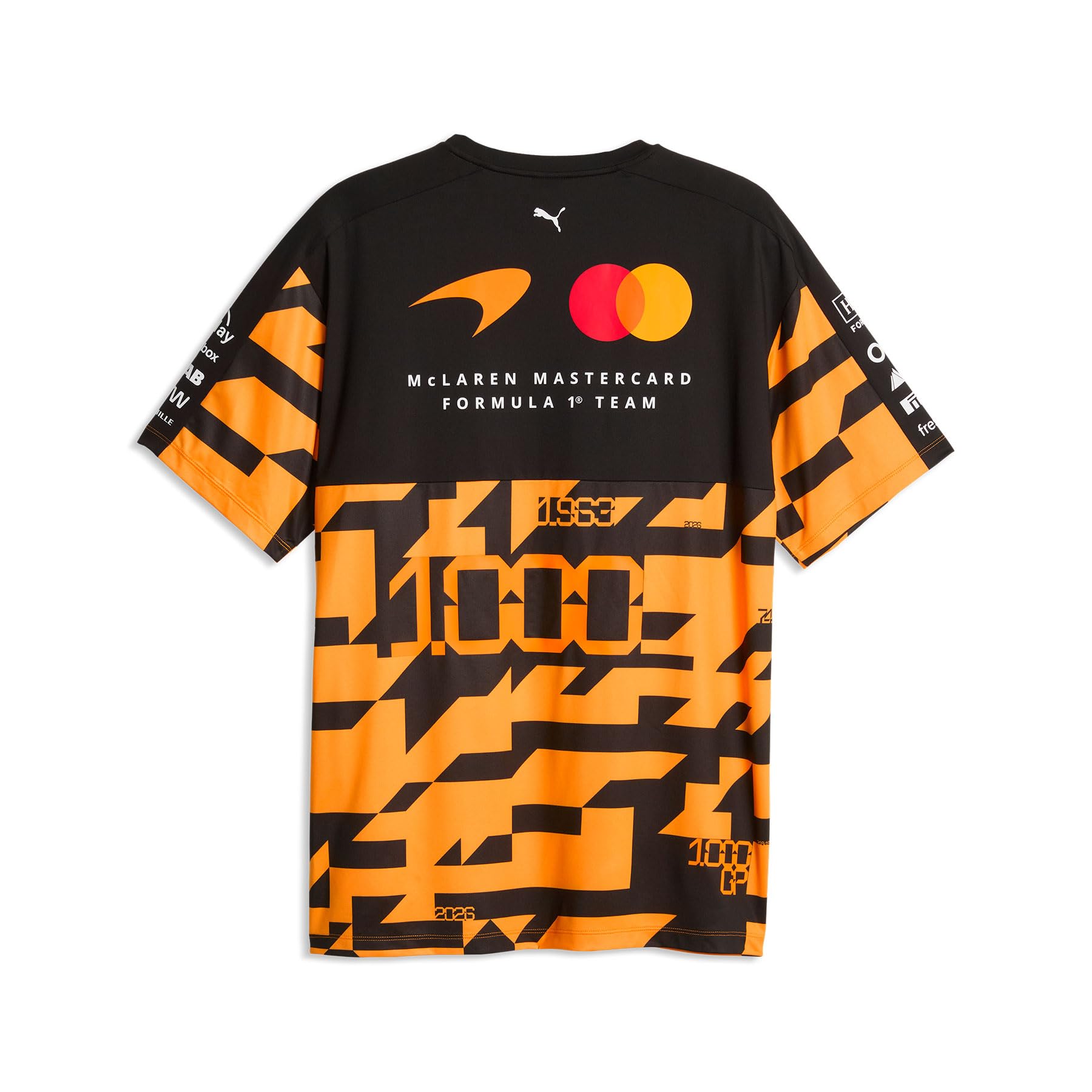 PUMA McLaren F1 2026 T-Shirt Edizione Speciale 1000° GP - Arancione