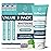 Wellnesse Whitening Hydroxyapatite Toothpaste with Xylitol, Natural Fluoride-Free Teeth Whitening Toothpaste for Adults, Strengthens Enamel, Supports Gum Health, Fresh Mint Flavor, 4 oz (Pack of 3)