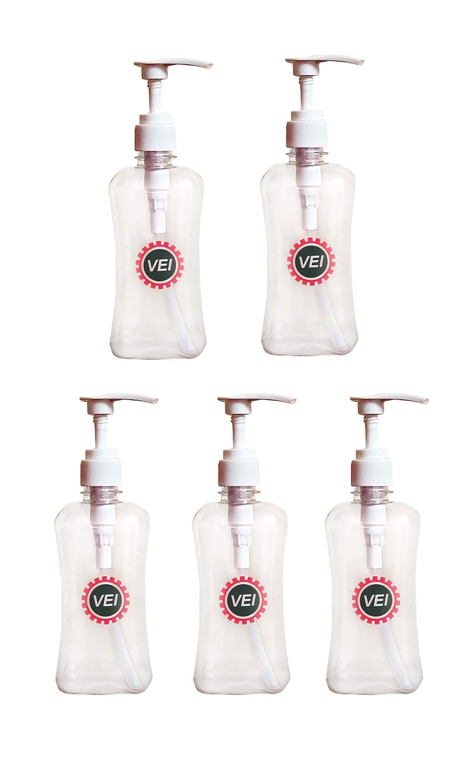 V Sani Step, a Hands Free Foot Operated sanitizer Dispenser Stand with Locking Facility. (from an ISO 9001:2015 Quality Assured Company) (Grey, Bottles Pack of 5)