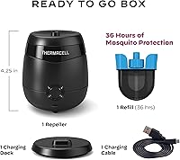 Vista 59 de Thermacell E-Series Rechargeable Mosquito Repeller with 20’ Mosquito Protection Zone; Bug Spray Alternative; Scent Free