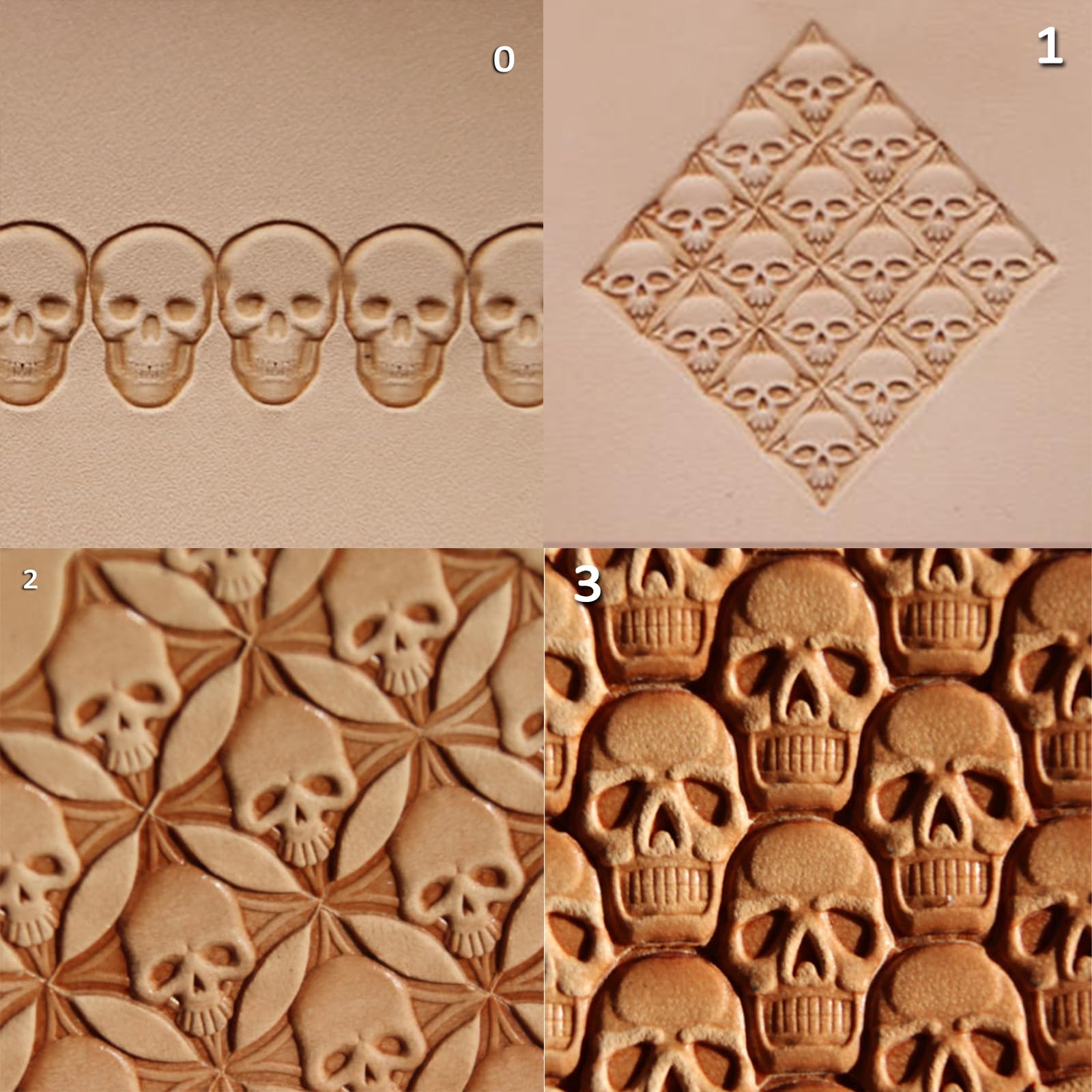 6 Utensili per Stampaggio Artigianale in Pelle, Timbri, Punzoni, Intaglio E Punzonatura, Utensili in Acciaio Inox per Intaglio E Stampa su Pelle, per Lavori Artigianali Fai da Te