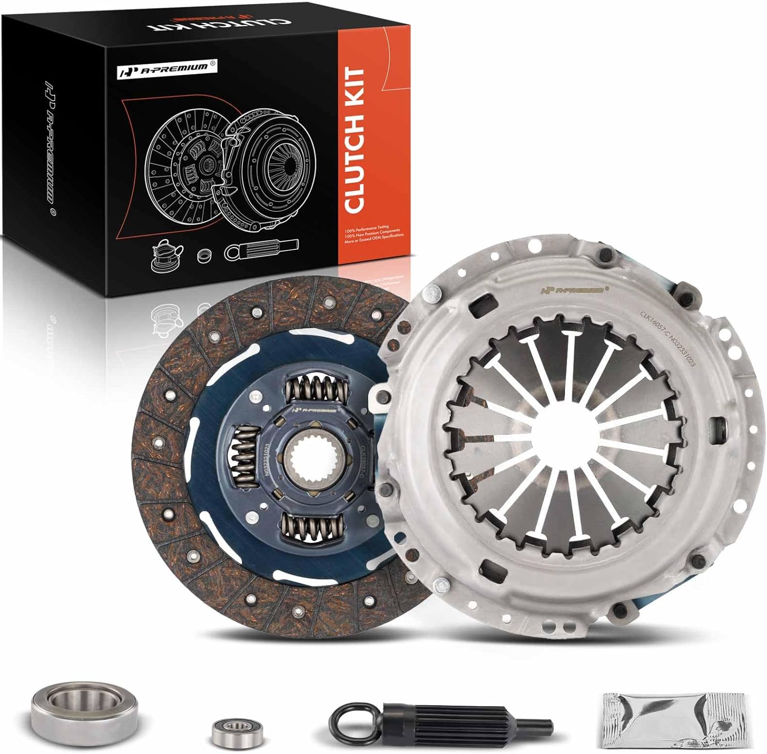 A-Premium Transmission Clutch Kit Set Compatible with Toyota 4Runner 1984-1988, Celica 1972-1985, Corona 1972-1982, Pickup 1972-1988, Van 1984-1988, 2.0L 2.2L 2.4L 2.6L 2.8L, Replace# L16057, F167100