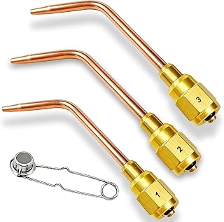 W-J Oxy Acetylene Welding Tips for Victor J Series Light Torch Size 1 2 3