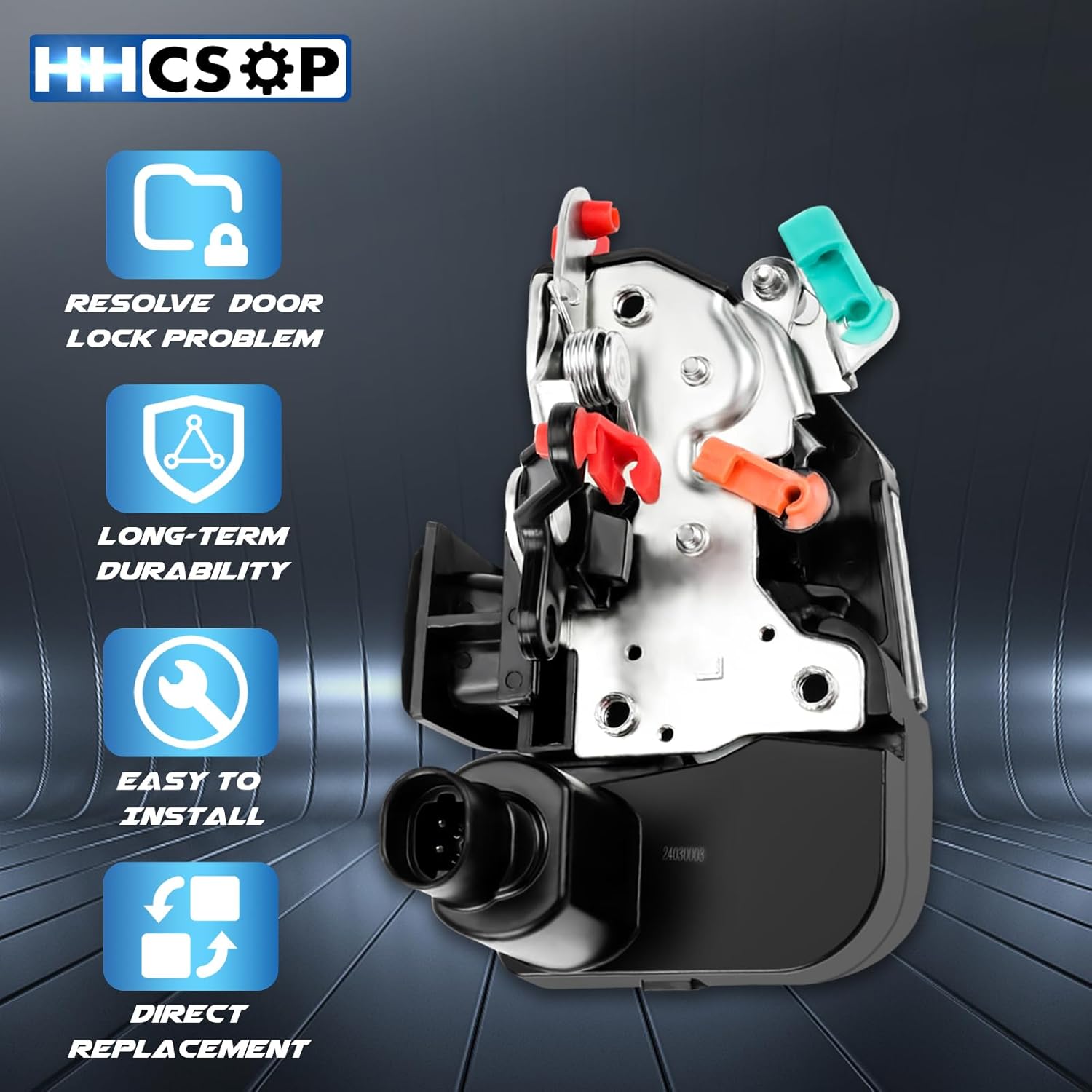 Front Driver Side Door Lock Latch Actuator Motor Replacement for Dodge Ram 1500 2500 3500 Pickup1994 1995 1996 1997 1998 1999 2000 2001 2002, Left, 931-634 55075357 55076077