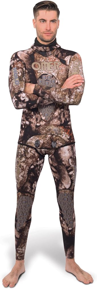 OMER 3mm Holostone Camouflage Spearfishing Wetsuit Small, Pants
