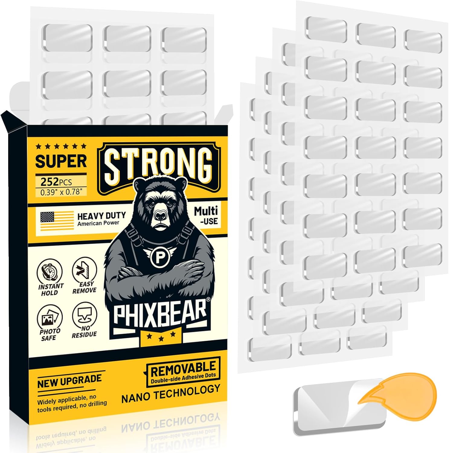 large no residue mounting putty, double sided tape glue dots clear stickers museum sticky sticker, picture hanging strips posters stationary art art decoration