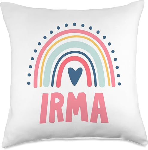 Miniatura 4 de Irma Name Custom Woman Myth Legend Pink Birthday Party Throw Pillow, 16x16, Multicolor