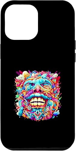 iPhone 12 Pro Max Funny Retro 80's 90's synthwave Maximalist streetwear smile Case disponible en Yaxa Costa Rica