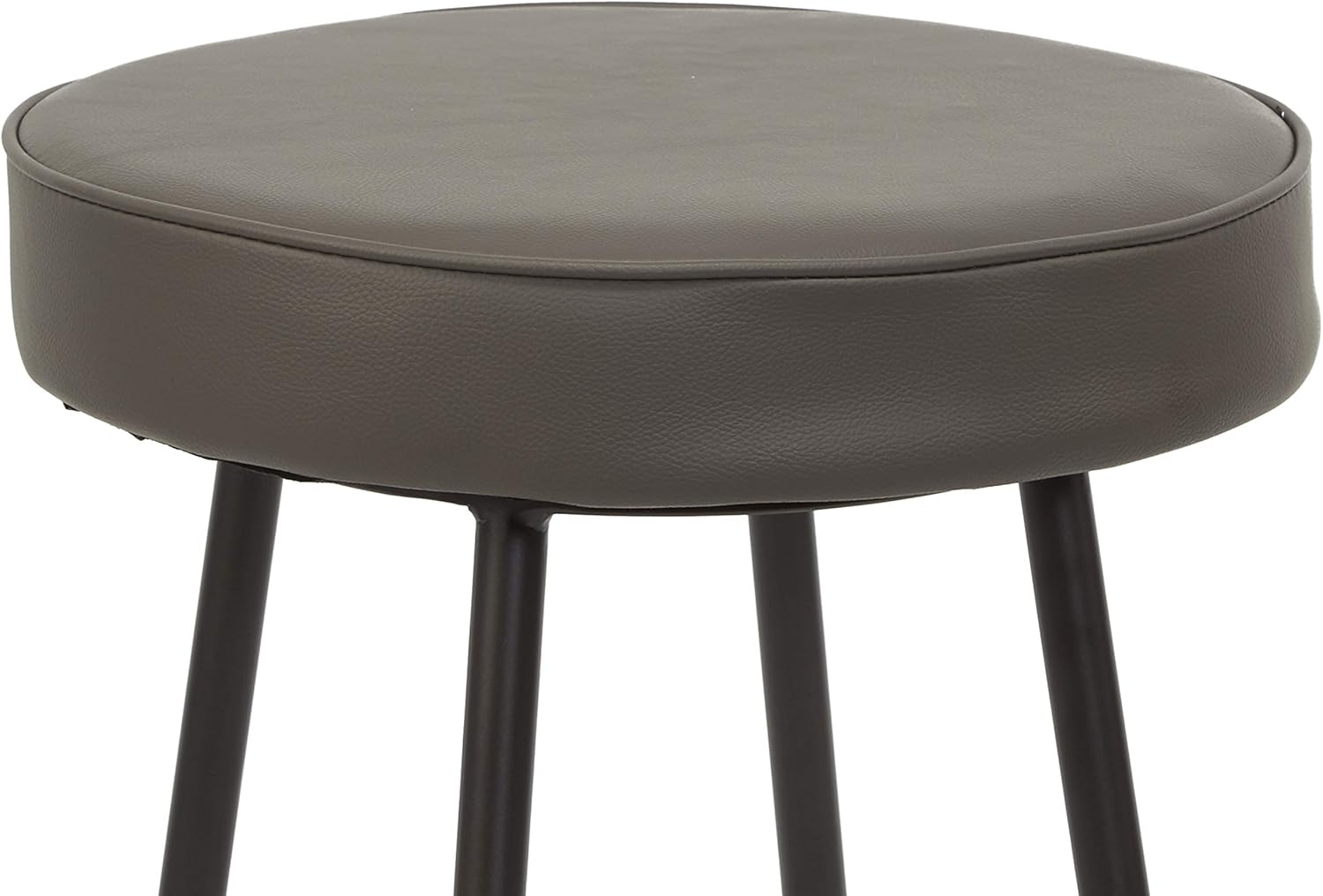 Exсluѕіvе Silverwood Upholstered Barstool, 24 inch, Charcoal