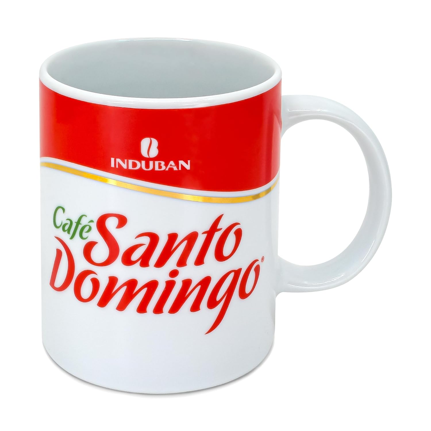 Café Santo Domingo, 16 oz Bag, Ground Coffee, Medium Roast (Pack of 4) + Café Santo Domingo Coffee Mug, 11 oz