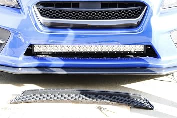 iJDMTOY Lower Grille 30-Inch LED Light Bar Kit Compatible with 2015-2019 Subaru WRX/STI, Includes (1) 180W High Power LED Lightbar, Lower Bumper Opening Mounting Brackets & On/Off Switch Wiring Kit