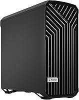 Vista 1 de Fractal Design Torrent Black - Panel lateral sólido - Rejilla abierta para máxima entrada de aire - Dos PWM de 7.087 in y tres ventiladores de 5.512