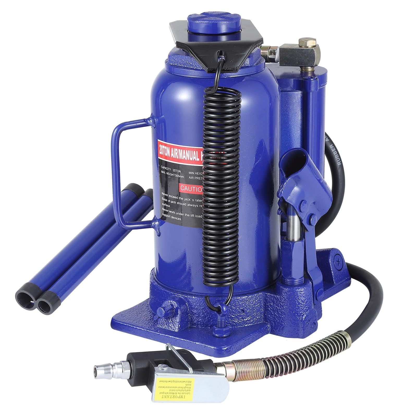 Garvee 22T Cric Bouteille pneumatique hydraulique – Hauteur 26-51 cm