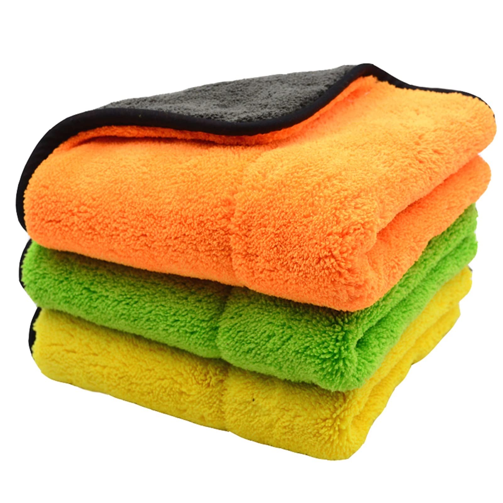 szt. Ręcznik do czyszczenia samochodu 800GSM 45x38cm Car Detailing ręczniki do suszenia z mikrofibry Auto narzędzie do polerowania myjnia samochodowa akcesoria jakość