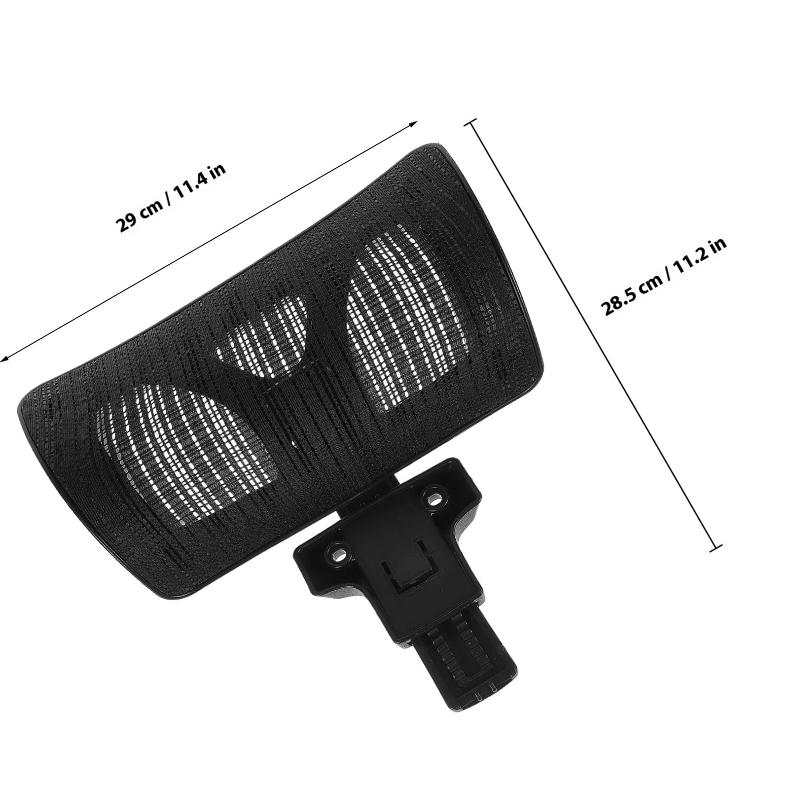PRETYZOOM Reposacabezas para Silla de Oficina Ajustable en Elevación Cojín Ergonómico de Malla y Estructura Giratoria para Mayor Comodidad Hogar y Oficina