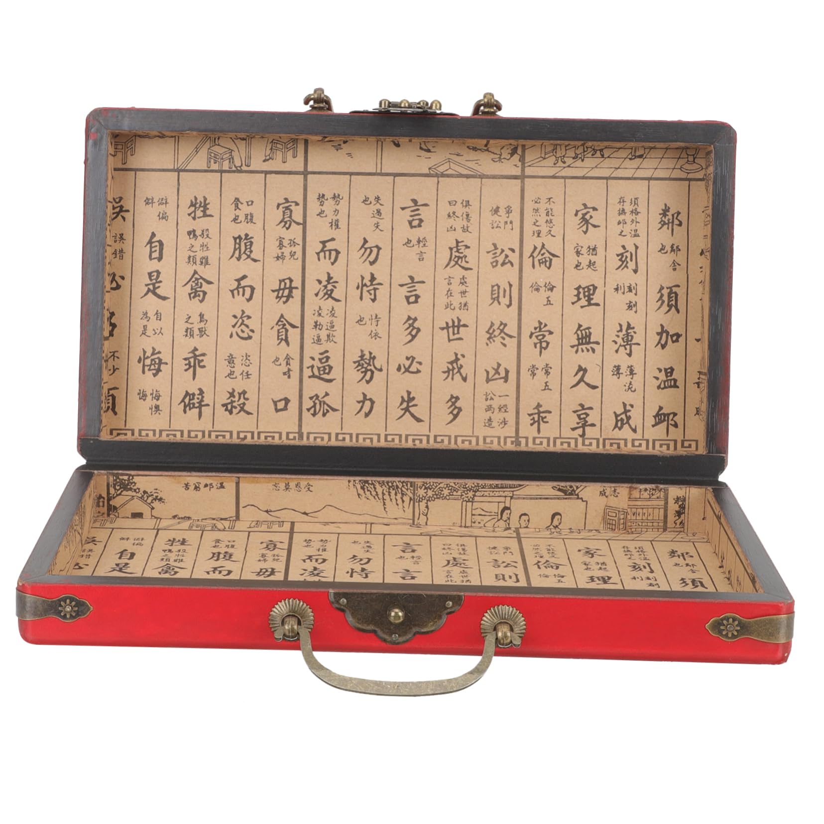 Boîte de rangement bois pour Mahjong idéale pour vos soirées de jeux