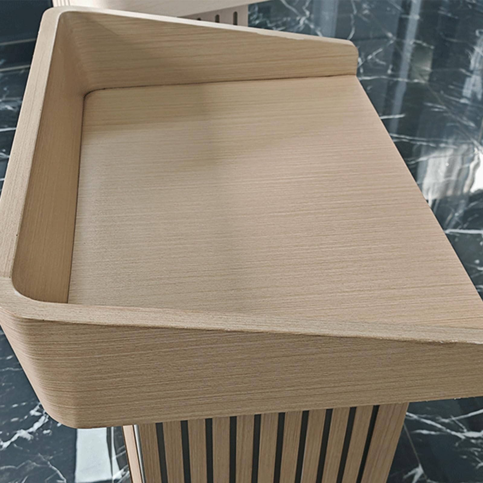 Banco cassa moderno in acciaio inox per ristoranti e uffici per conferenze, scuole e aziende - & design