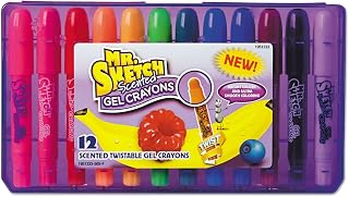Mr. Sketch Scented Twistable Gel Crayons, Assorted Colors, 12 Count