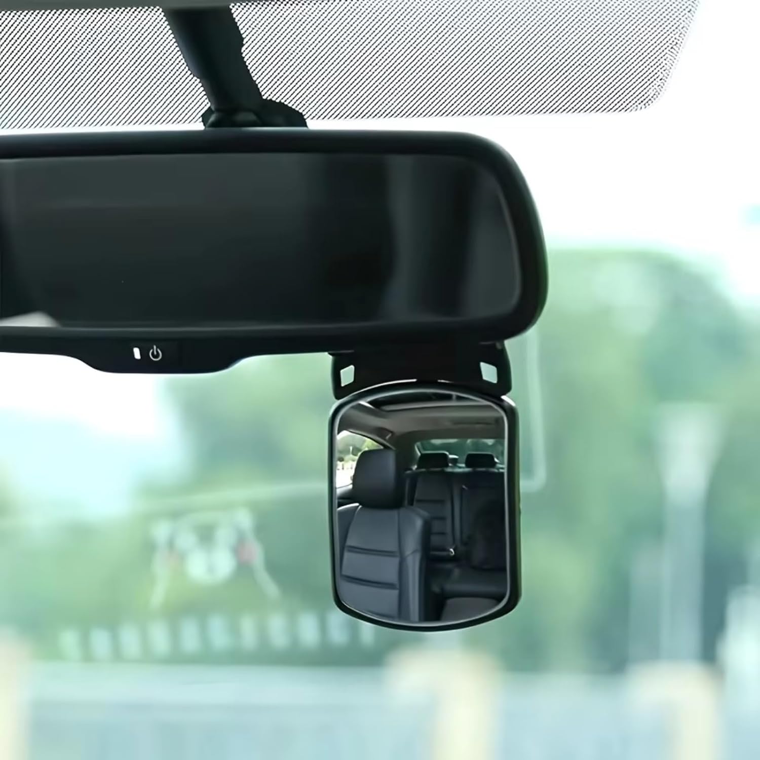 Built Suction Cup Rearview Mirror for Car Rotating Rearview Monitor View Back Mirror Interior Auto Observing For Seat Auxiliary