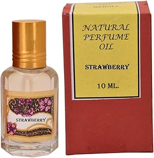 RSGM Natural Strawberry Roll-On, Alcohol Free, Long Lasting Perfume Oil, 10ml
