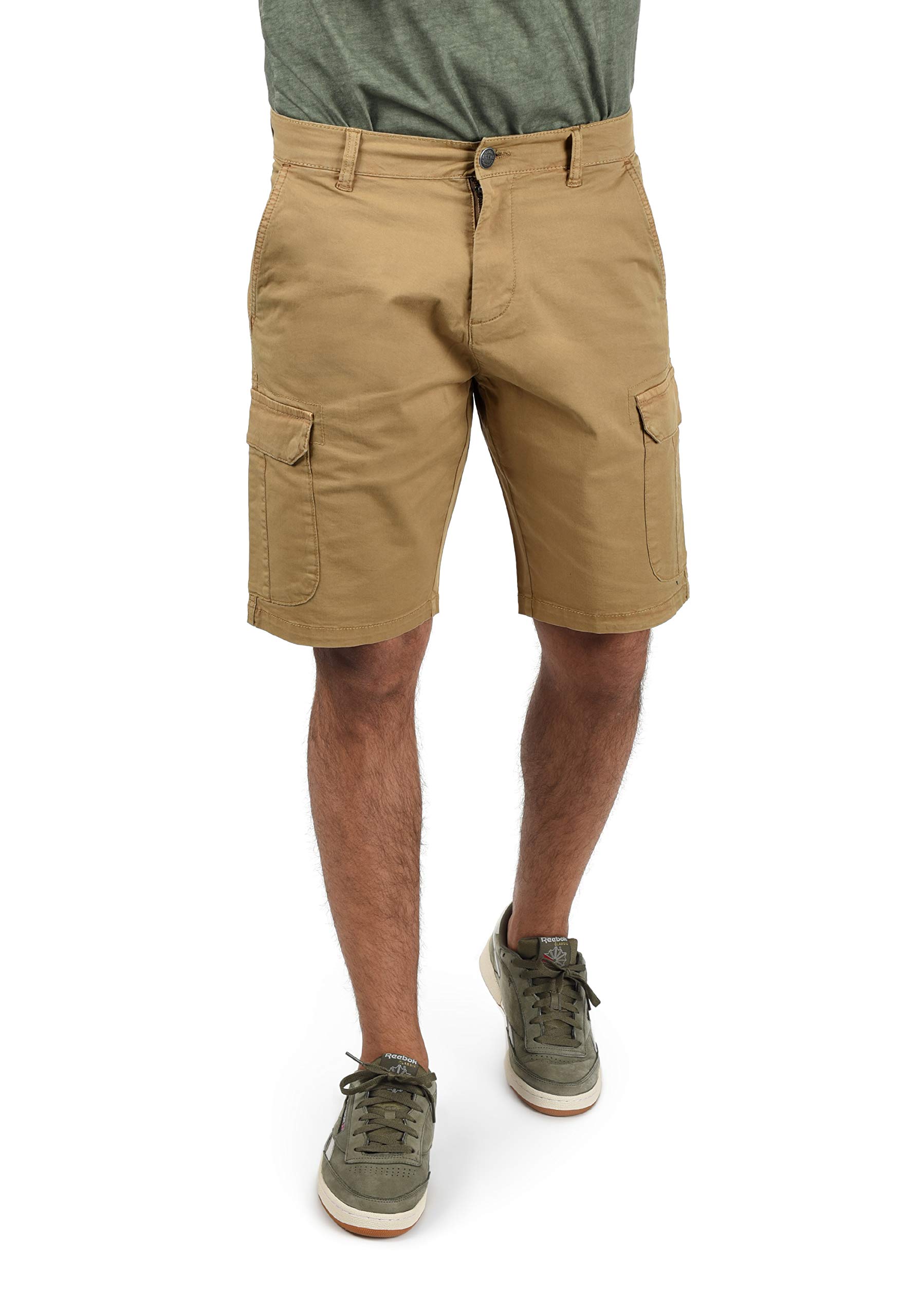 Blend BHBarni Herren Cargo Shorts Bermuda Kurze Hose mit Cargotaschen Gürtelschlaufen Baumwollmischung Regular fit