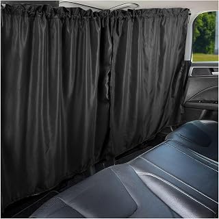 WACDXST Cortina Divisoria para Asiento De Automóvil, para Nissan Townstar I 2022-2024 Separación de Cabina Conductor Protección Solar Simple Desmontable,A 140 * 80cm