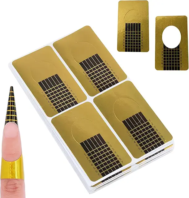 Chablons pour ongles ILantue 120 pièces autocollants modèles gel UV extension