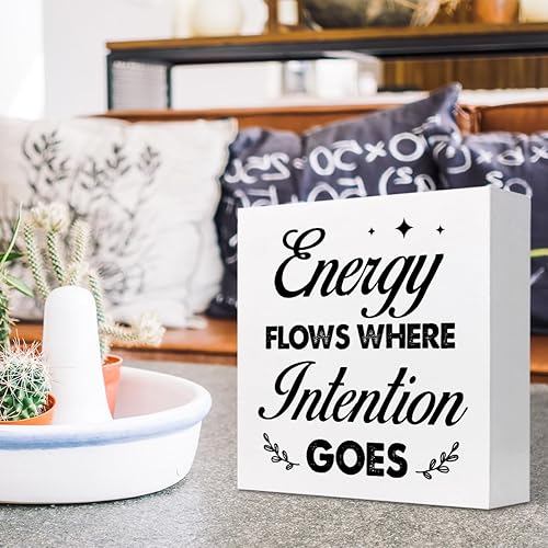 Miniatura 24 de Letrero de madera con texto en inglés "In Case Nobody Told You Today You are Awesome Bloque de madera, decoración de escritorio, caja de motivación