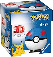 Vista 7 de Ravensburger Pokemon Pokeball - Rompecabezas 3D para niños a partir de 6 años - 54 piezas - No requiere pegamento