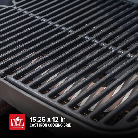Nexgrill 1-Burner Portable Propane Gas Grill with Lid, Piezo Ignition, 10,000 BTUs, 183 SQ In, Compact Tabletop Grill for Outdoor Cooking, Camping, Tailgating, Gardens, Patios, and More - 820-BC002
