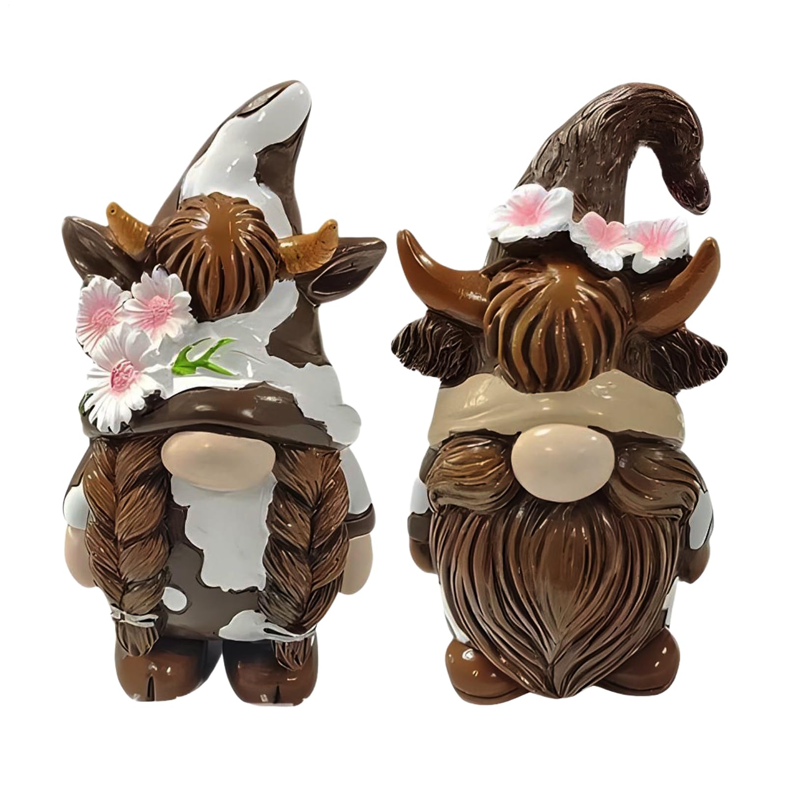Décorations de gnomes en résine pour créer une ambiance chaleureuse au salon